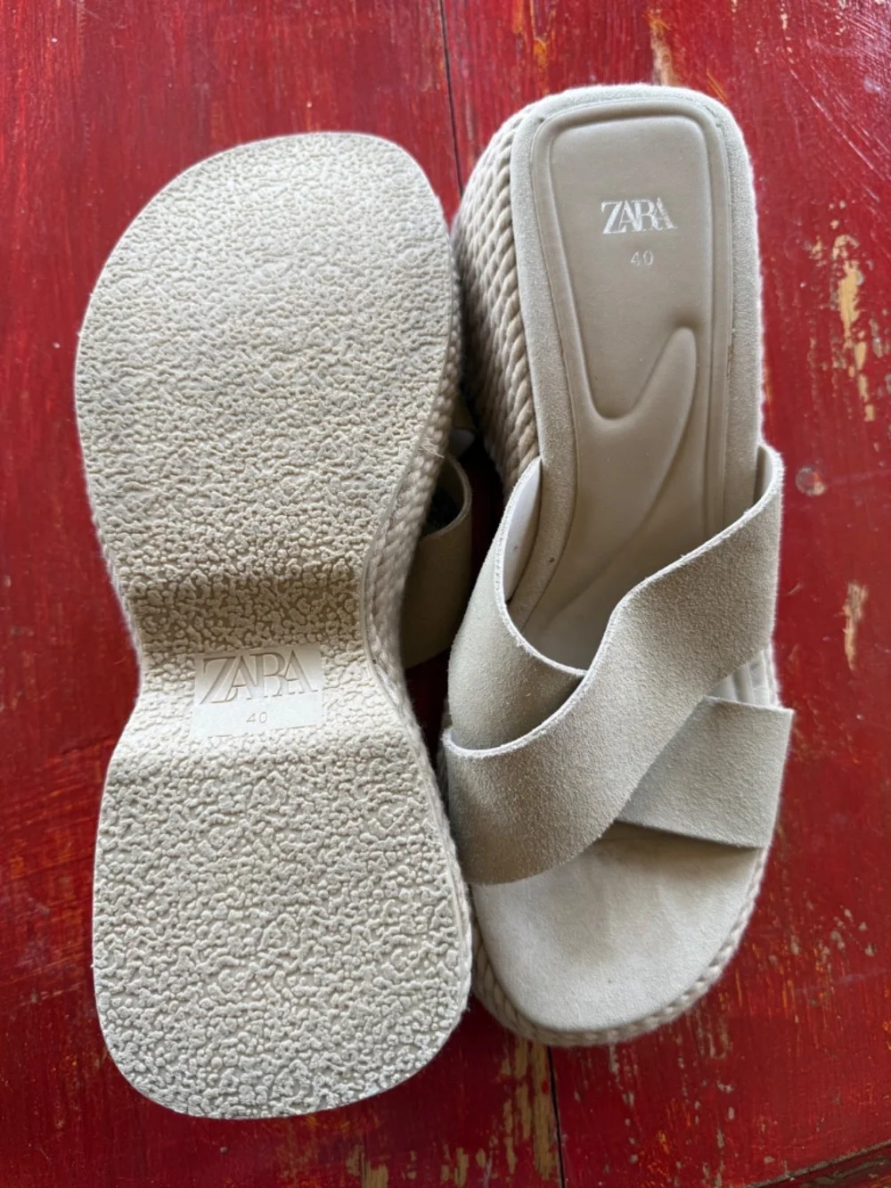 Zara wedges 40